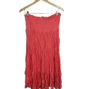 Raviya Pink Laced Long Top Large